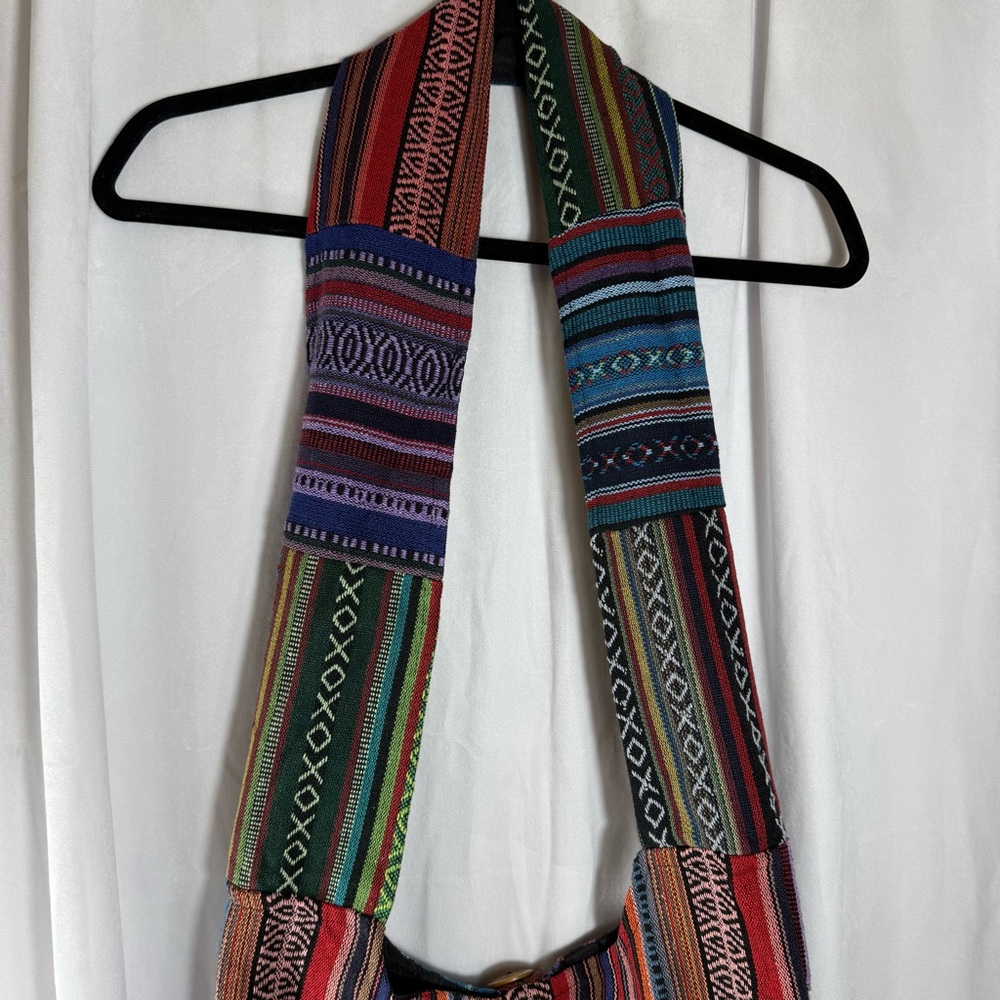 Kathmandu NWT Boho Patchwork Multi-Color Sun Cros… - image 7